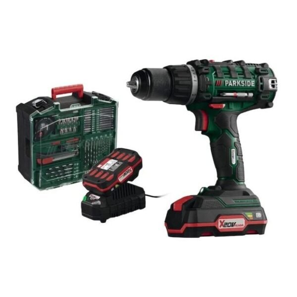 PARKSIDE® 20V Accu-boor-/schroefmachine met 2 accu’s, oplader en accessoires